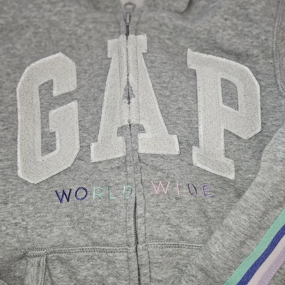 GAP hooded sweater XXL/14-16 with sherpa lining